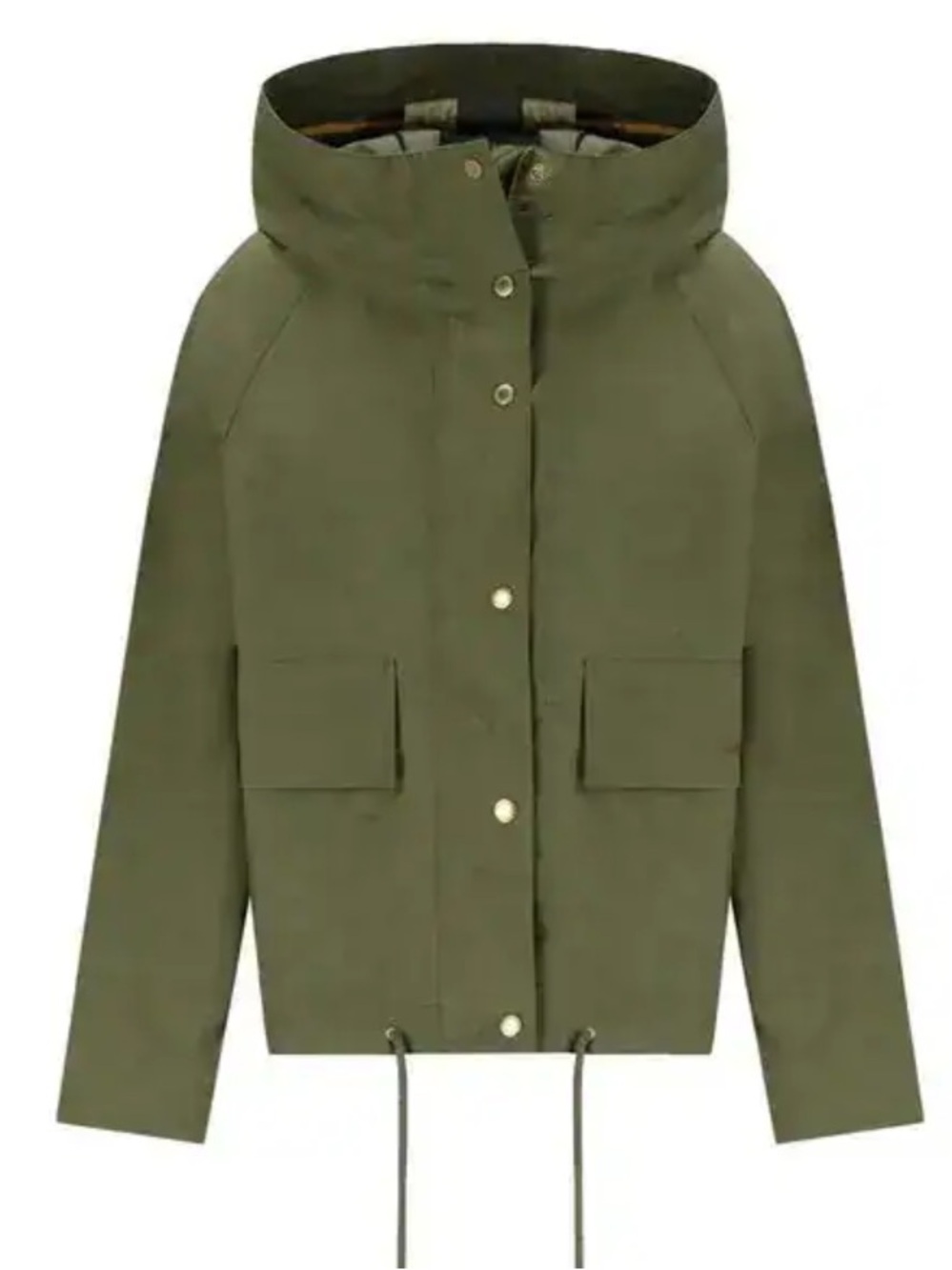 Barbour Showerproof Green Cotton Nith Jacket, US 4 - Picture 2 of 8